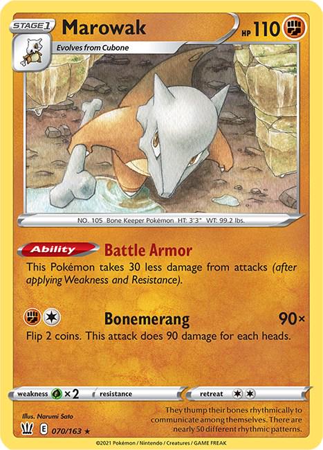 Marowak #70 Pokemon Battle Styles