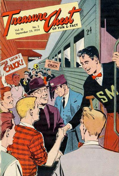 Treasure Chest of Fun and Fact #2 168 (1954) Comic Books Treasure Chest of Fun and Fact
