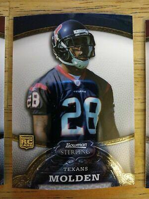 Antwaun Molden #11 Football Cards 2008 Bowman Sterling