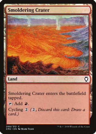Smoldering Crater #268 Magic Commander Anthology Volume II