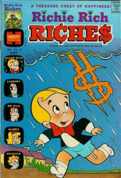 Richie Rich Riches #10 (1974) Comic Books Richie Rich Riches