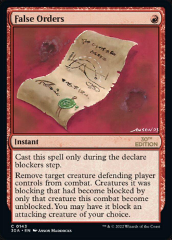 False Orders #143 Magic 30th Anniversary