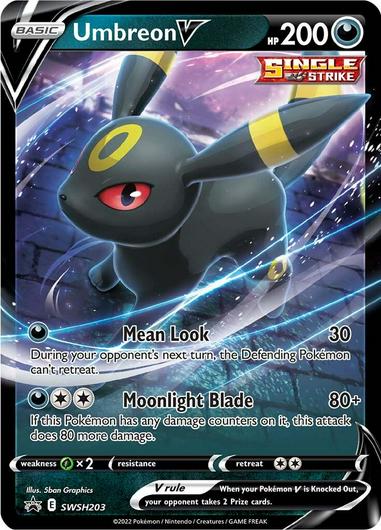Umbreon V #SWSH203 Cover Art