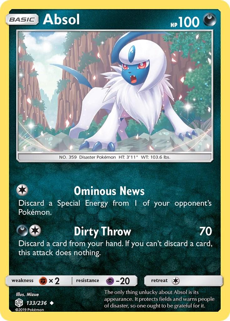 Absol #133 Pokemon Cosmic Eclipse