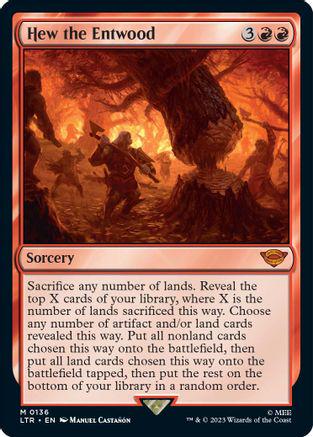 Hew the Entwood #136 Magic Lord of the Rings
