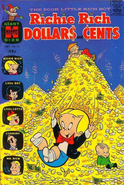 Richie Rich Dollars and Cents #13 (1966) Comic Books Richie Rich Dollars and Cents