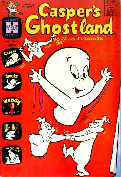 Casper's Ghostland #36 (1967) Comic Books Casper's Ghostland