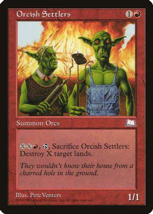 Orcish Settlers Magic Weatherlight