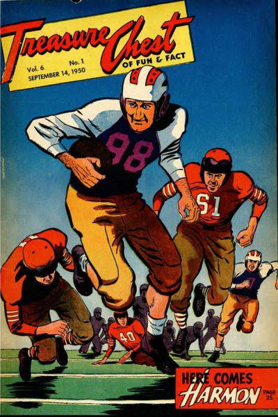 Treasure Chest of Fun and Fact #1 87 (1950) Comic Books Treasure Chest of Fun and Fact