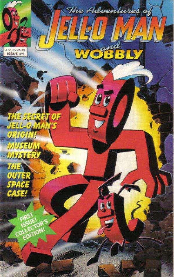 The Adventures of Jell-o Man and Wobbly #1 (1991) Comic Books Adventures Of Jell-O Man And Wobbly