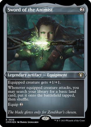 Sword of the Animist #616 Magic Commander Masters