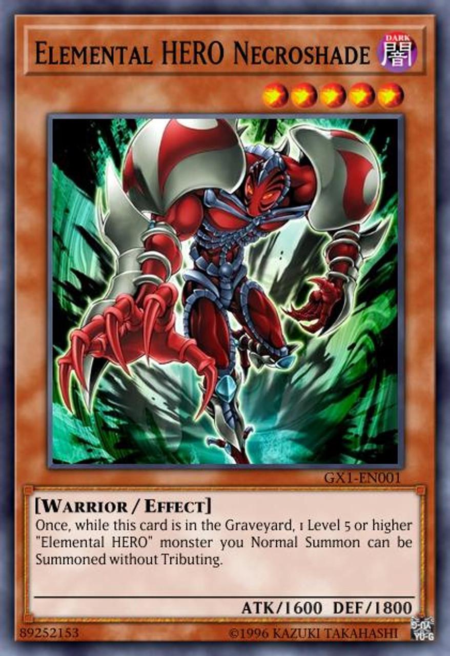 Elemental HERO Necroshade GX1-EN001 YuGiOh GX Duel Academy