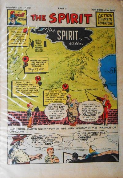 Spirit #6/17/1951 (1951) Comic Books Spirit