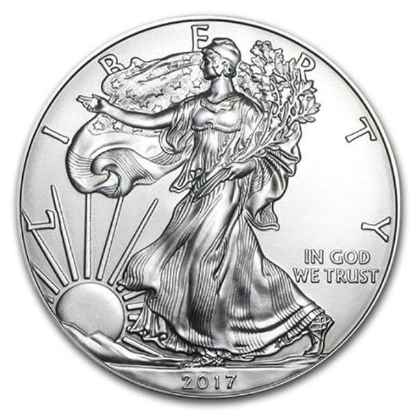 2017 P Coins American Silver Eagle