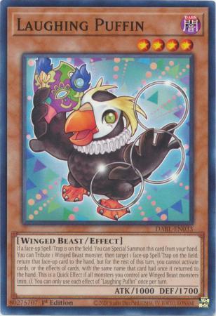 Laughing Puffin DABL-EN033 YuGiOh Darkwing Blast