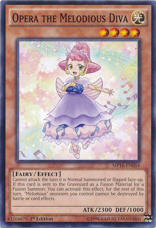 Opera the Melodious Diva MP16-EN054 YuGiOh 2016 Mega-Tin Mega Pack