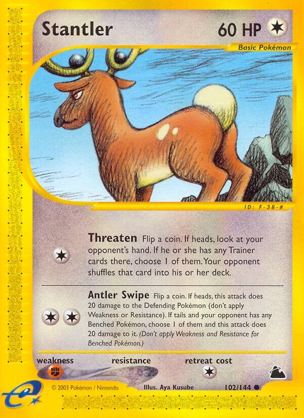 Stantler #102 Pokemon Skyridge
