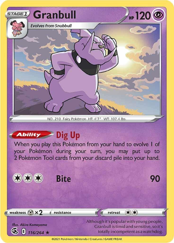 Granbull #116 Pokemon Fusion Strike