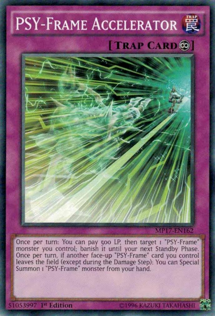 PSY-Frame Accelerator MP17-EN162 YuGiOh 2017 Mega-Tin Mega Pack