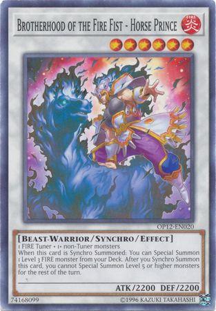 Brotherhood of the Fire Fist - Horse Prince OP12-EN020 YuGiOh OTS Tournament Pack 12