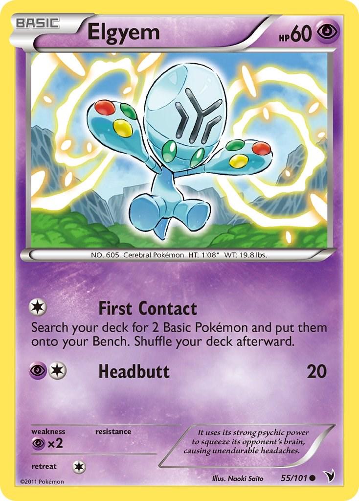 Elgyem #55 Pokemon Noble Victories