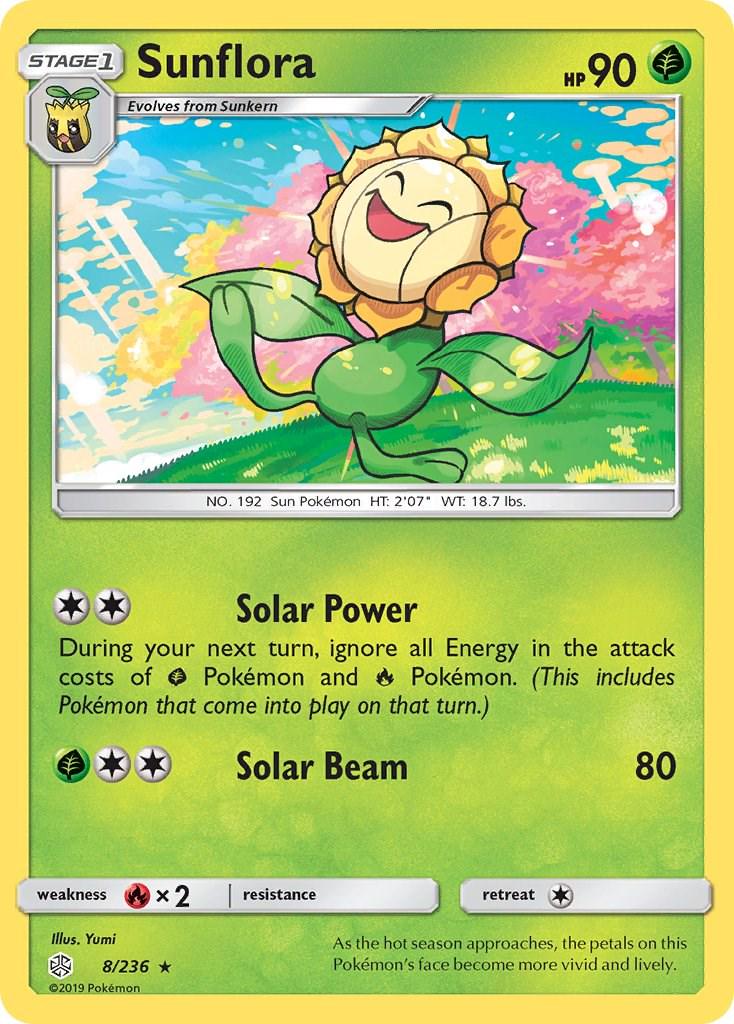 Sunflora #8 Pokemon Cosmic Eclipse