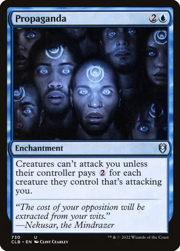 Propaganda #730 Magic Commander Legends: Battle for Baldur's Gate