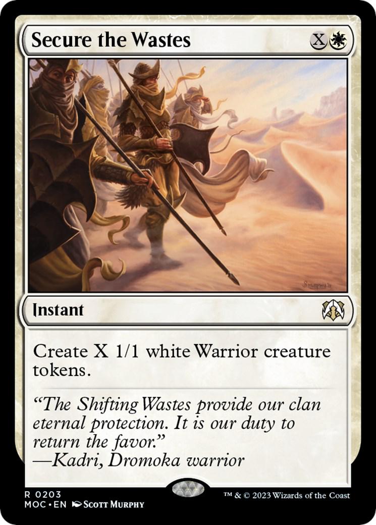 Secure the Wastes #203 Magic March of the Machine Commander