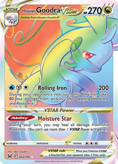 Hisuian Goodra VSTAR #202 Cover Art