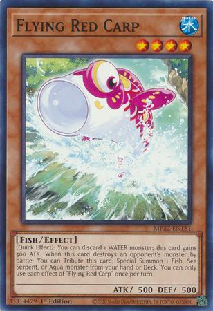Flying Red Carp MP22-EN181 YuGiOh 2022 Tin of the Pharaoh's Gods Mega Pack