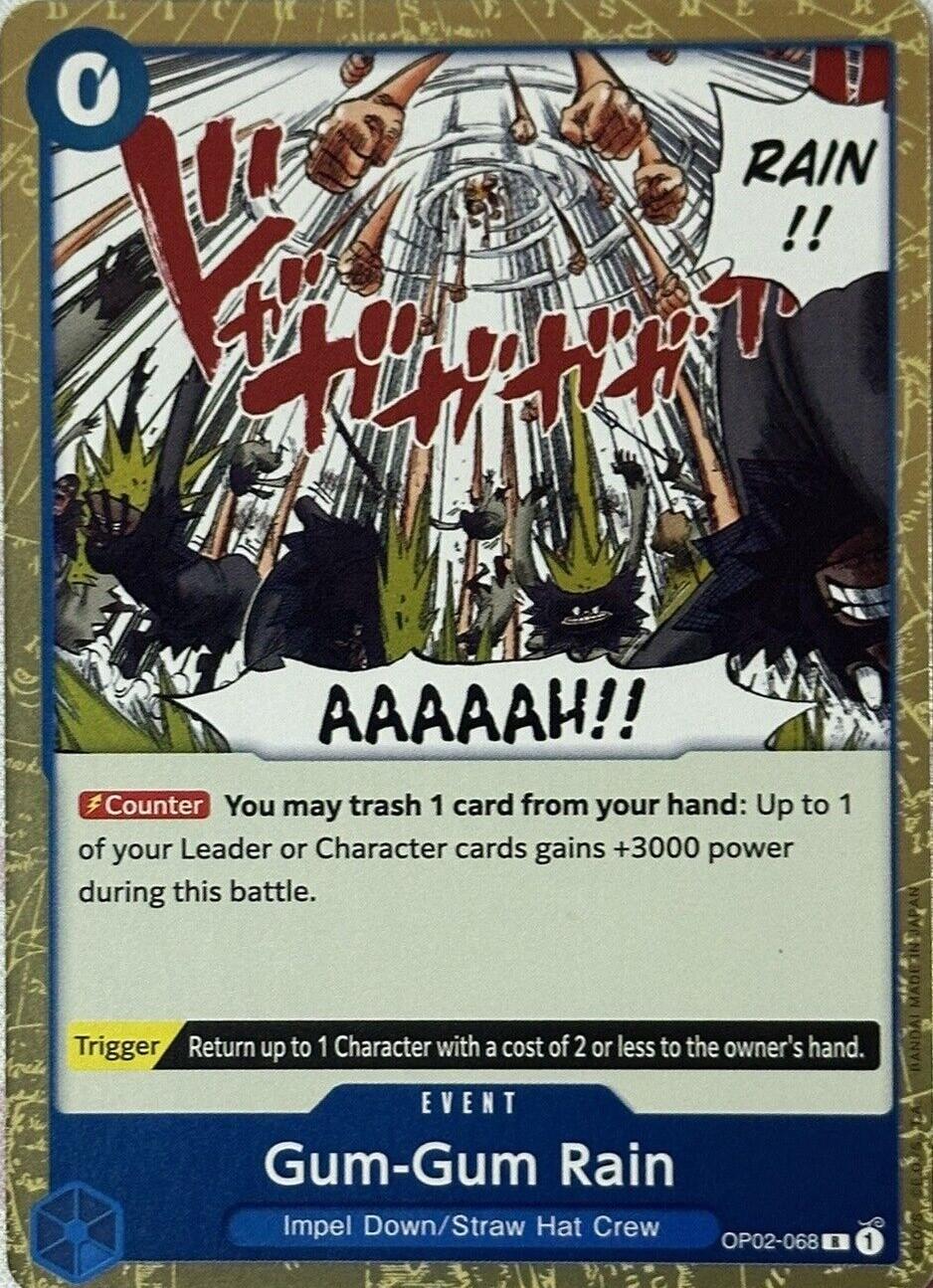 Gum-Gum Rain OP02-068 One Piece Paramount War