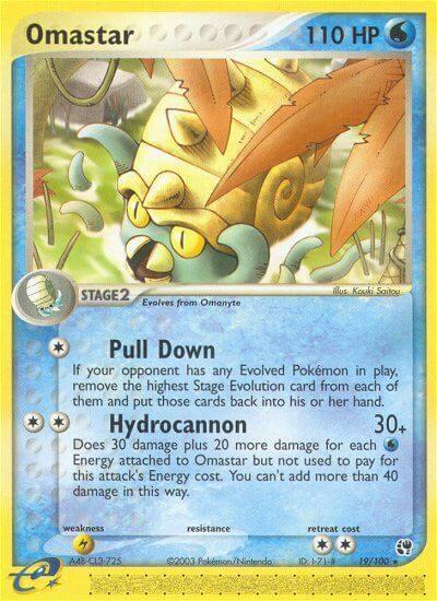 Omastar #19 Pokemon Sandstorm
