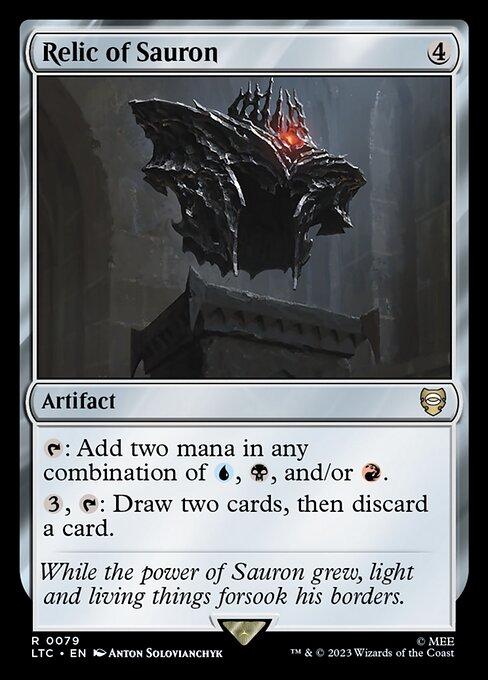 Relic of Sauron #79 Magic Lord of the Rings Commander
