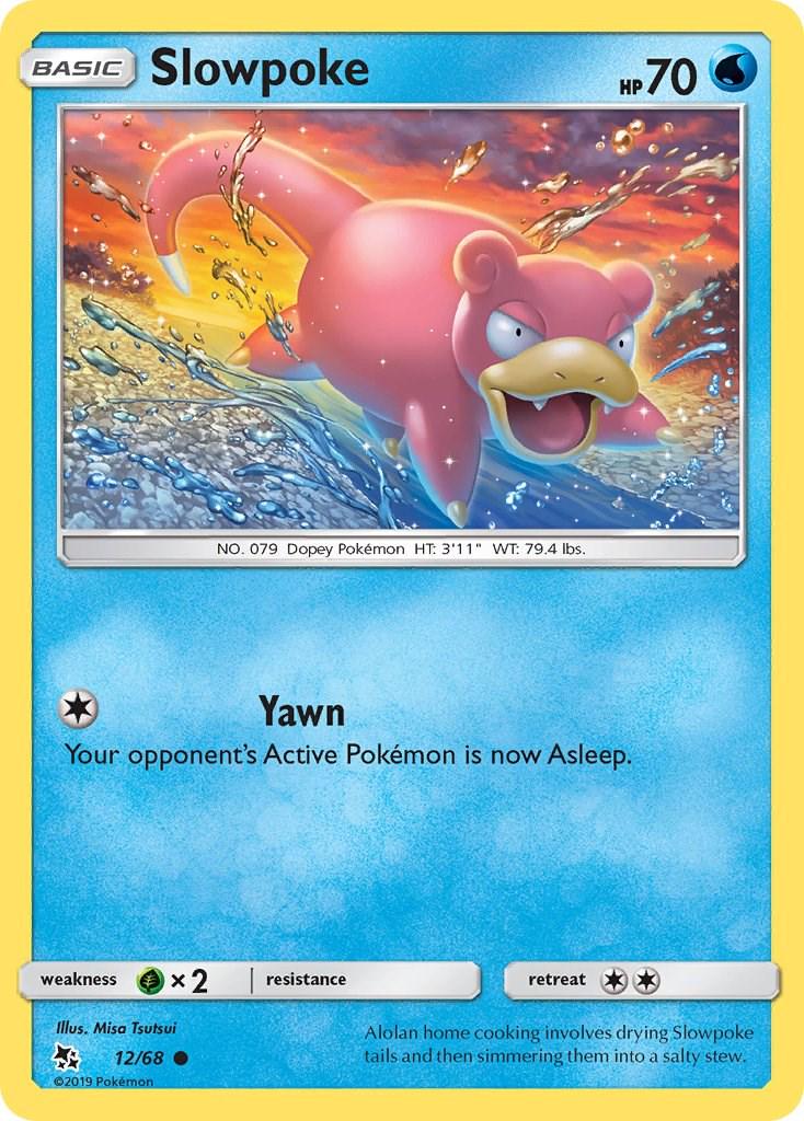 Slowpoke #12 Pokemon Hidden Fates