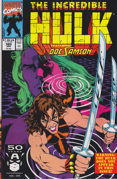 The Incredible Hulk #380 (1991) Comic Books Incredible Hulk