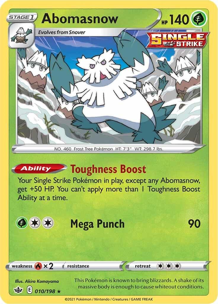 Abomasnow #10 Pokemon Chilling Reign
