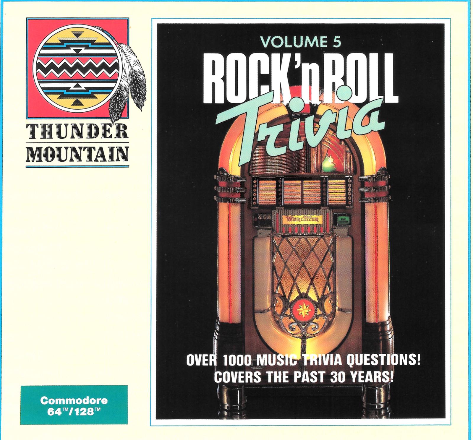Rock n Roll Trivia Commodore 64