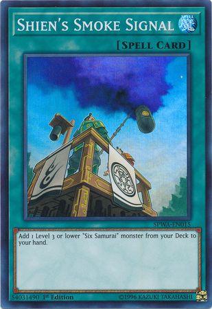 Shien's Smoke Signal SPWA-EN015 YuGiOh Spirit Warriors