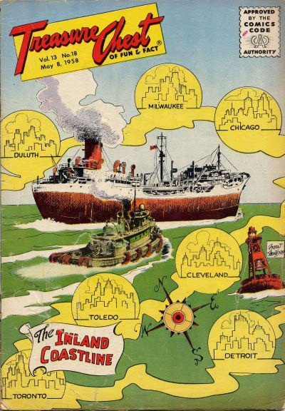 Treasure Chest of Fun and Fact #18 244 (1958) Comic Books Treasure Chest of Fun and Fact