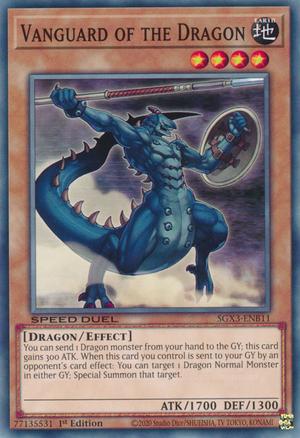 Vanguard of the Dragon SGX3-ENB11 YuGiOh Speed Duel GX: Duelists of Shadows
