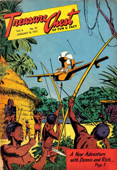Treasure Chest of Fun and Fact #10 96 (1951) Comic Books Treasure Chest of Fun and Fact