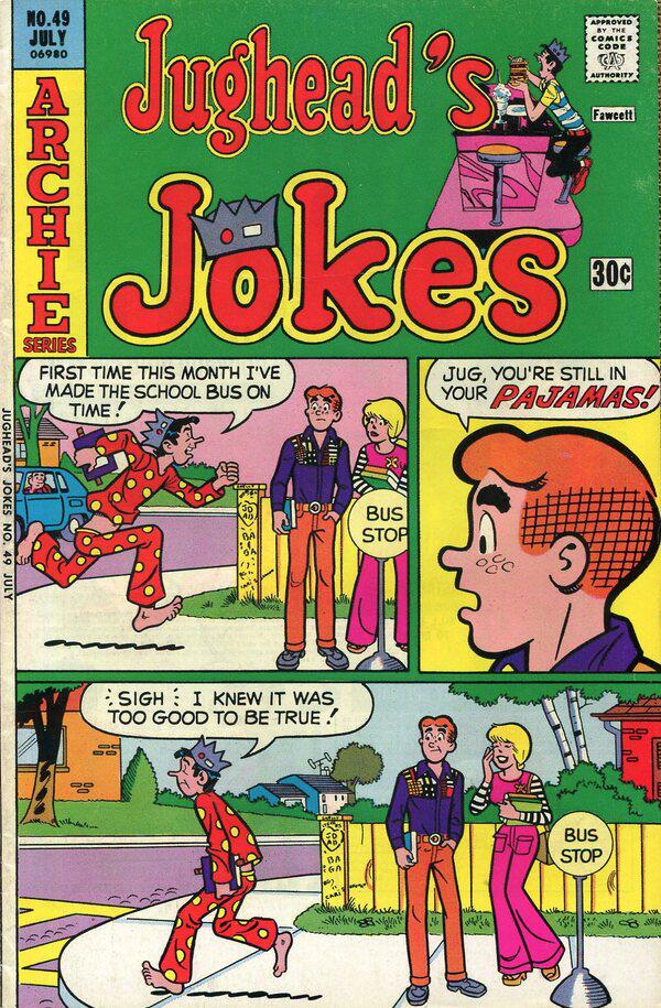 Jughead's Jokes #49 (1976) Comic Books Jughead's Jokes