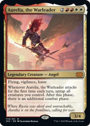 Aurelia, the Warleader #179 Magic Double Masters 2022