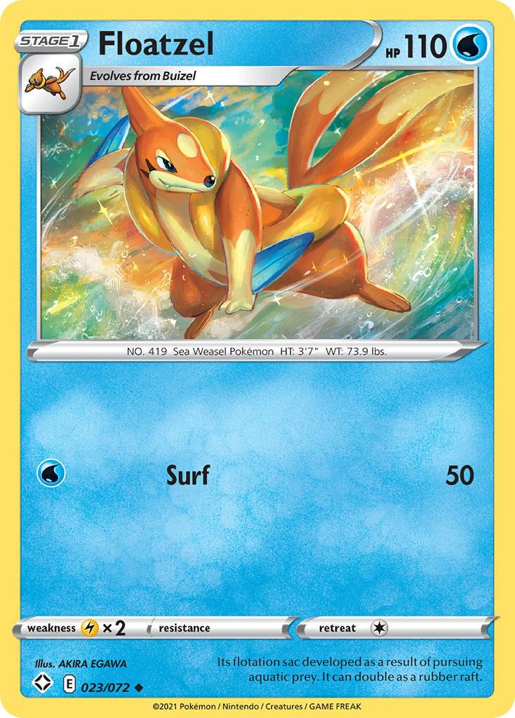 Floatzel #23 Pokemon Shining Fates