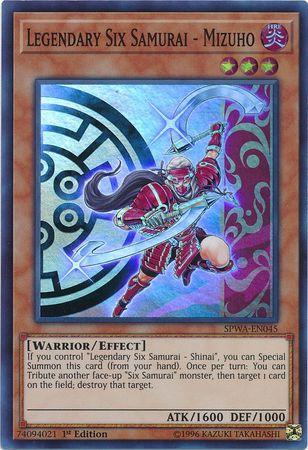 Legendary Six Samurai - Mizuho SPWA-EN045 YuGiOh Spirit Warriors