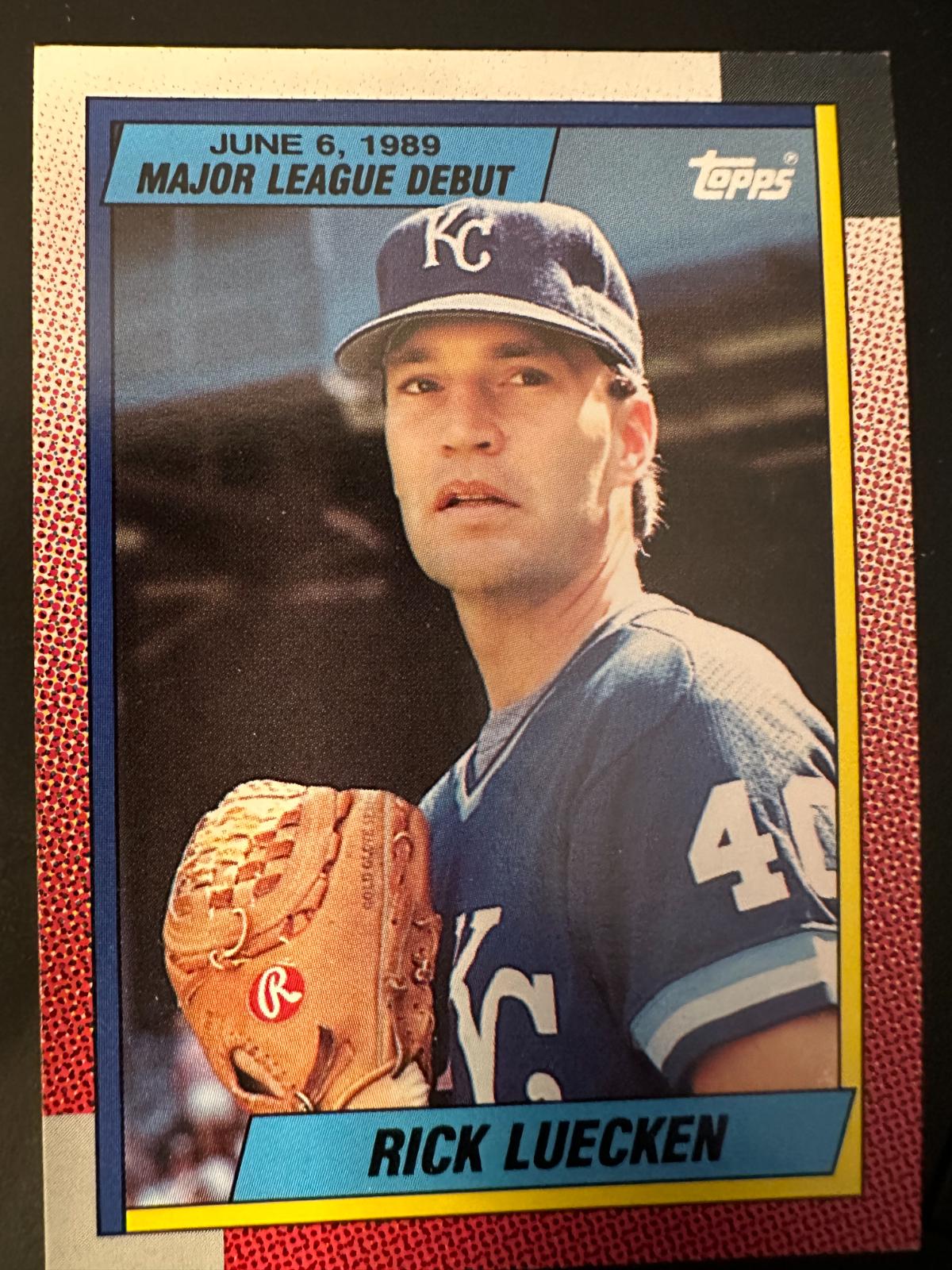 Rick Luecken #73 Baseball Cards 1990 Topps Major League Debut