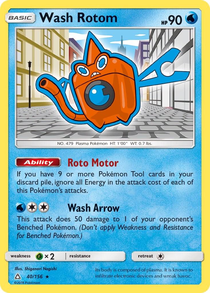 Wash Rotom #40 Pokemon Ultra Prism