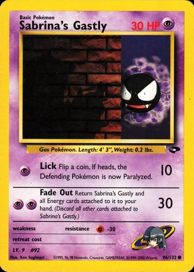 Sabrina's Gastly #96 Cover Art