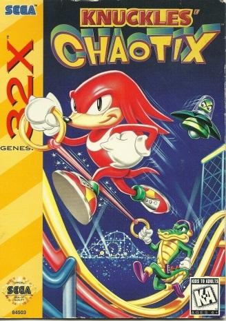 Knuckles Chaotix Cover Art