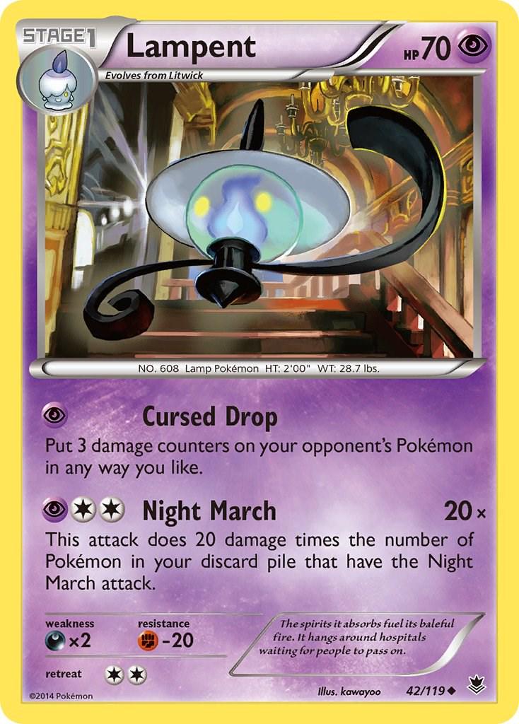 Lampent #42 Pokemon Phantom Forces